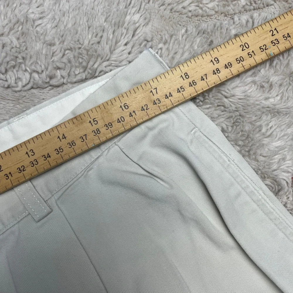Polo Ralph Lauren Andrew Pant Mens 35x32Pleated Chino Trousers Stone White